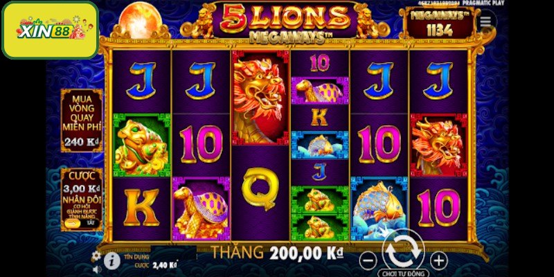 Bí quyết chơi 5 chú sư tử Megaways hiệu quả