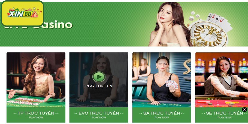 Tổng quan vài nét chính về sảnh casino XIN88